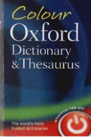 colour oxford dic thesaurus